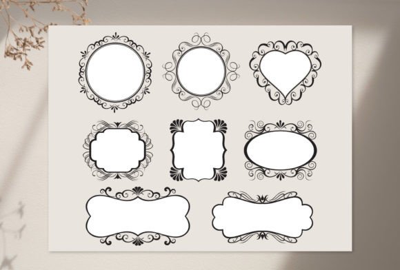 Download Decorative Label Shapes, Wedding Frames - Wedding Collection