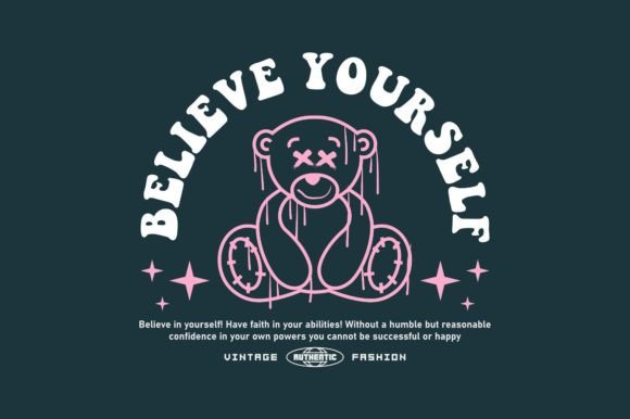 Download Teddy Bear Illustration T Shirt Design - Premium Bundle