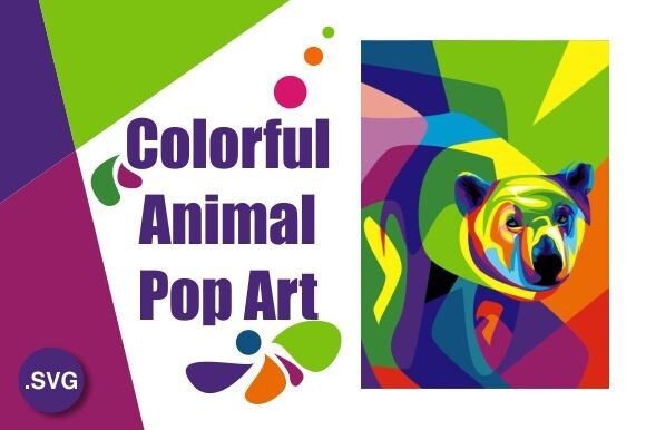 Download Colorful Polar Bear Illustration - Premium Resources